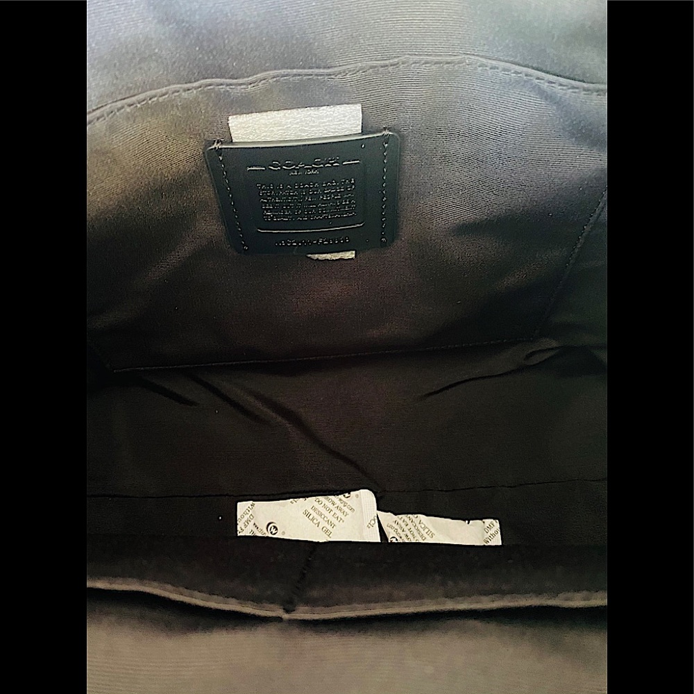 Coach Tote In Signature Jacquard Smoke/Black. - Picture 7 of 9